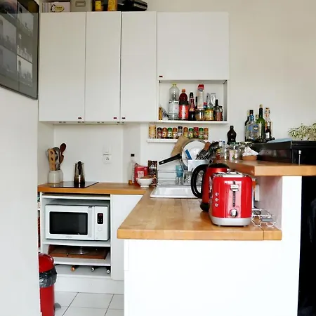 דירה Beautiful Apt With View On The Roofs Of Paris *